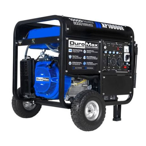 DuroMax XP10000E 10000-Watt 18-Hp Portable Gas Electric Start Generator RV Home Standby